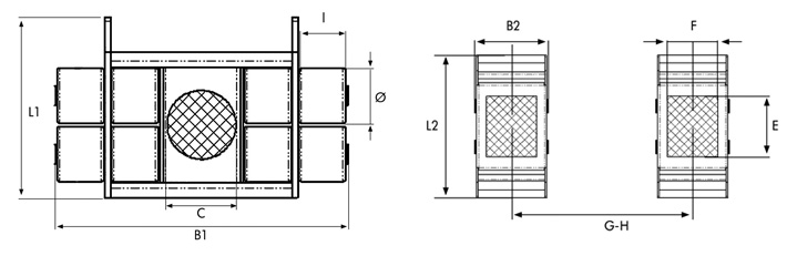 JLB60H JFB60H搬運(yùn)小坦克120噸尺寸圖